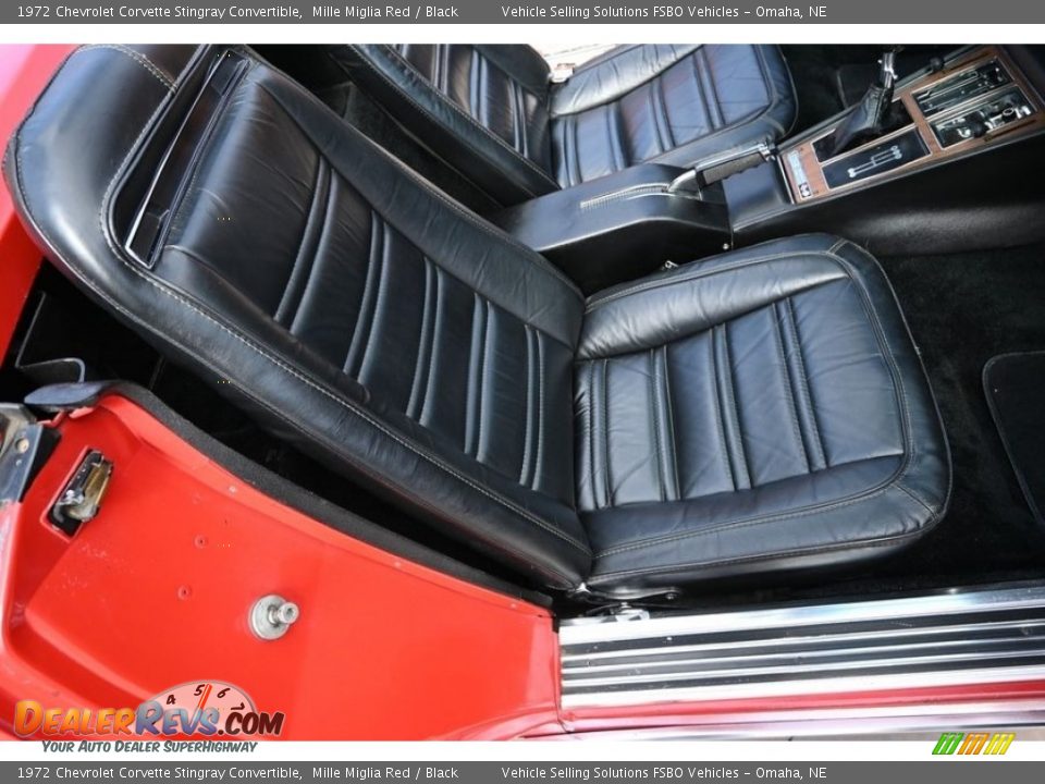 Front Seat of 1972 Chevrolet Corvette Stingray Convertible Photo #11