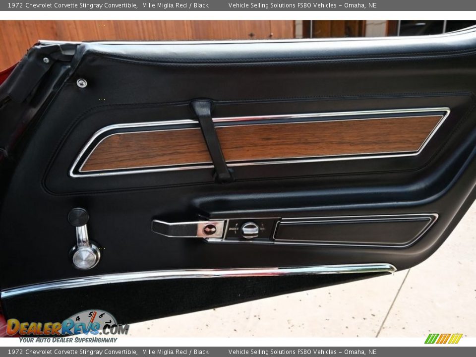 Door Panel of 1972 Chevrolet Corvette Stingray Convertible Photo #12