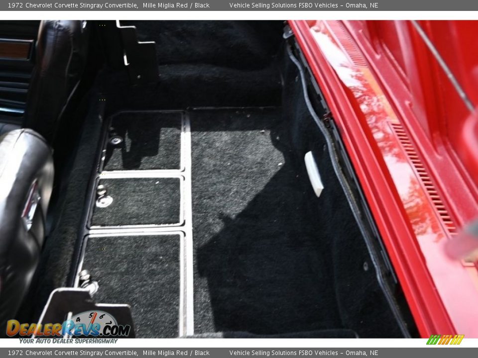 Rear Seat of 1972 Chevrolet Corvette Stingray Convertible Photo #13