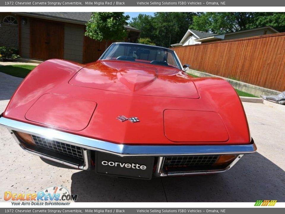 1972 Chevrolet Corvette Stingray Convertible Mille Miglia Red / Black Photo #17