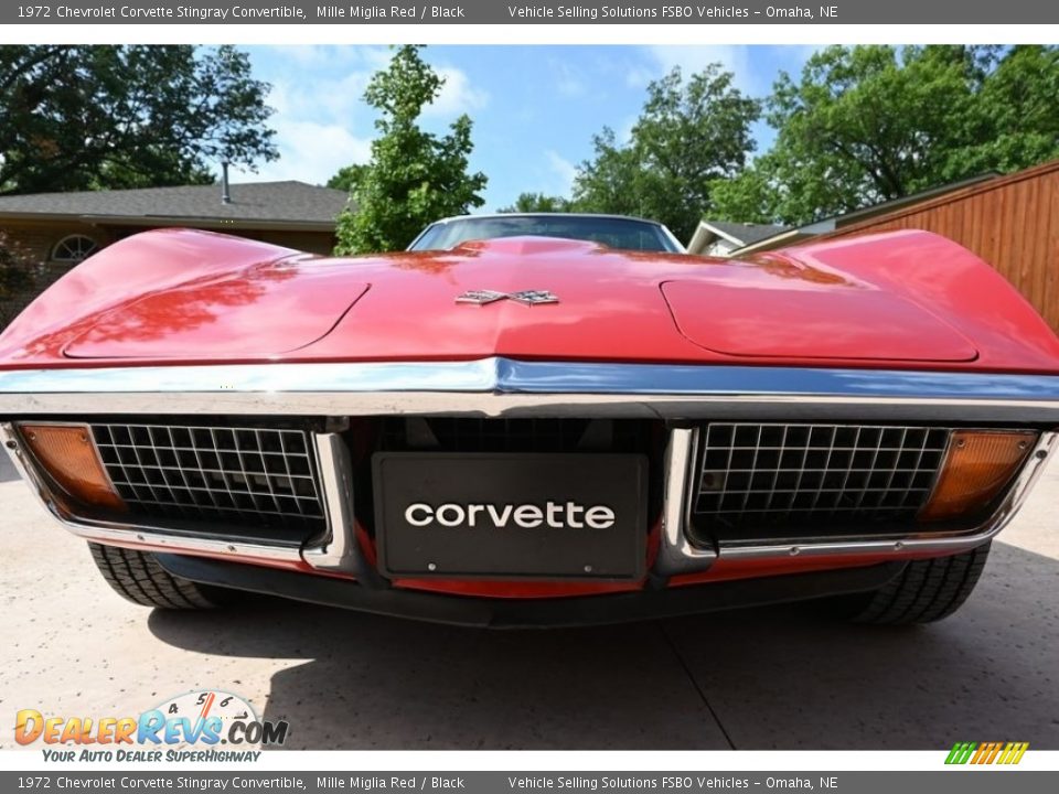 1972 Chevrolet Corvette Stingray Convertible Mille Miglia Red / Black Photo #18