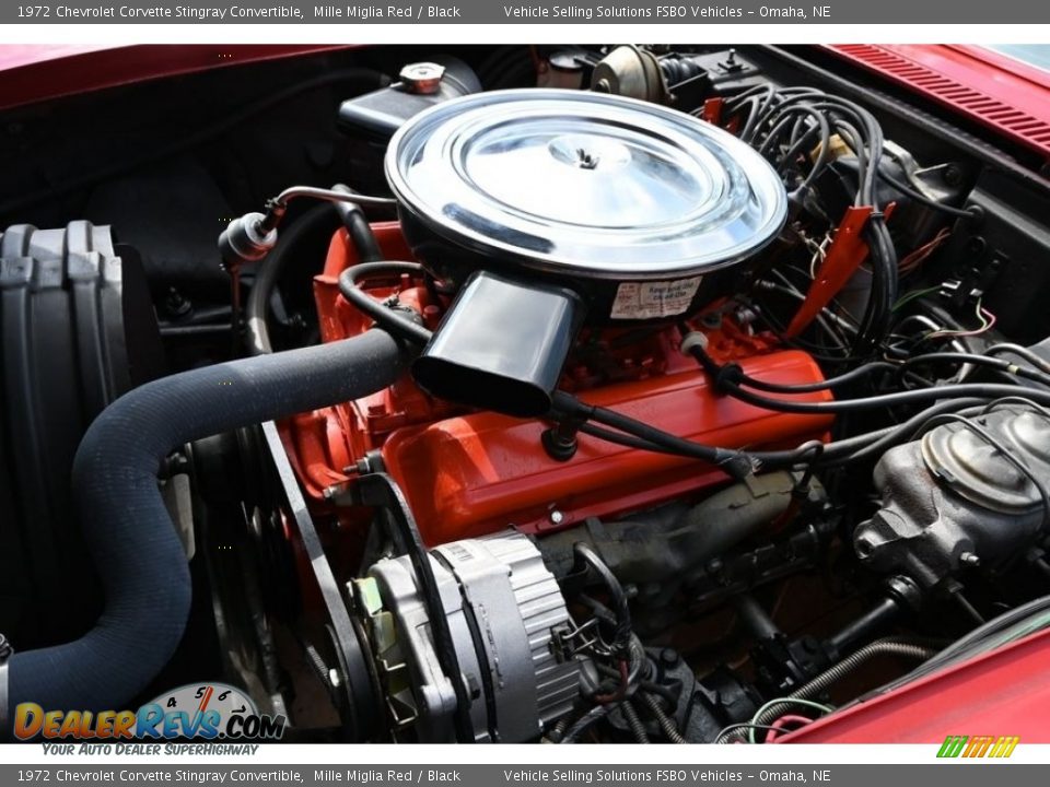1972 Chevrolet Corvette Stingray Convertible 350 cid OHV 16-Valve V8 Engine Photo #19