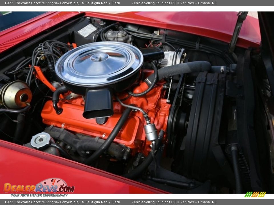 1972 Chevrolet Corvette Stingray Convertible 350 cid OHV 16-Valve V8 Engine Photo #20