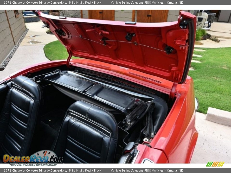 Rear Seat of 1972 Chevrolet Corvette Stingray Convertible Photo #23