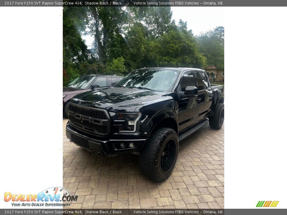 2017 Ford F150 SVT Raptor SuperCrew 4x4 Shadow Black / Black Photo #11