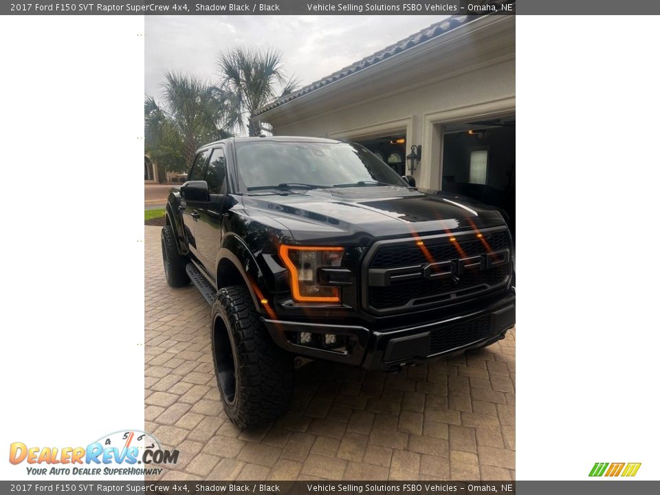 2017 Ford F150 SVT Raptor SuperCrew 4x4 Shadow Black / Black Photo #13