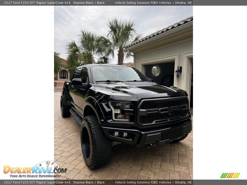 2017 Ford F150 SVT Raptor SuperCrew 4x4 Shadow Black / Black Photo #14