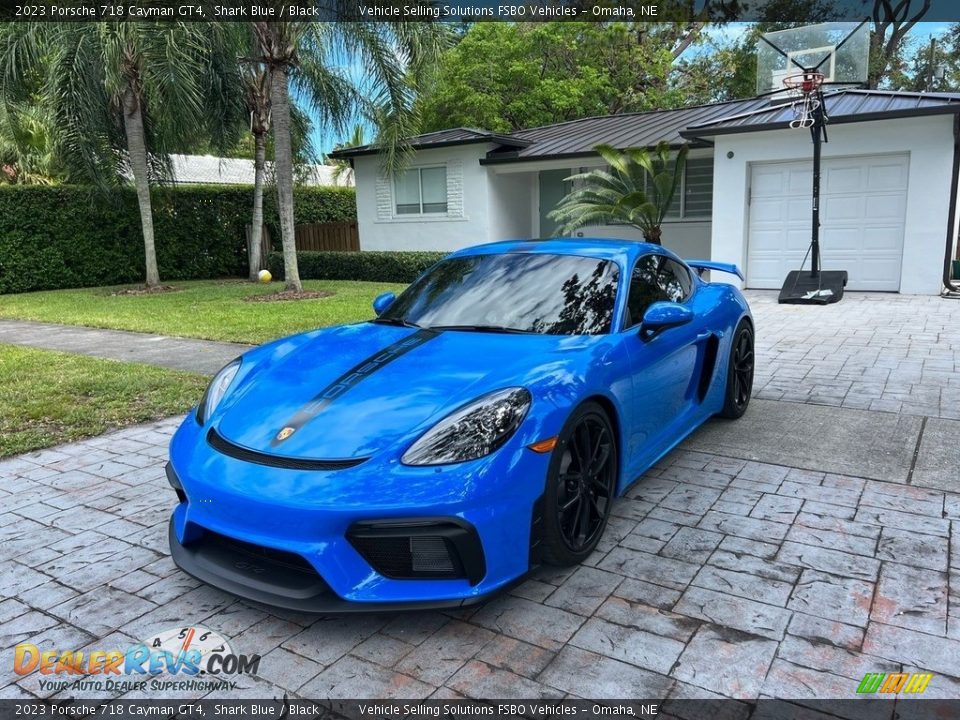 Shark Blue 2023 Porsche 718 Cayman GT4 Photo #2