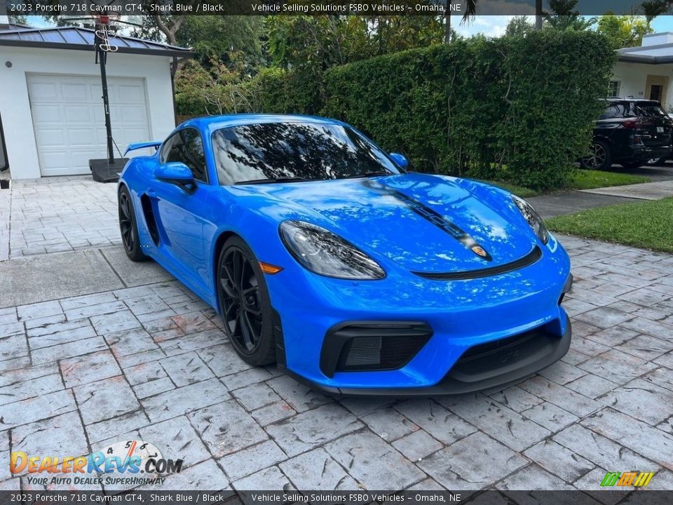 Shark Blue 2023 Porsche 718 Cayman GT4 Photo #4