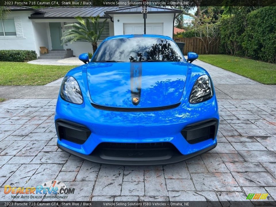 2023 Porsche 718 Cayman GT4 Shark Blue / Black Photo #6