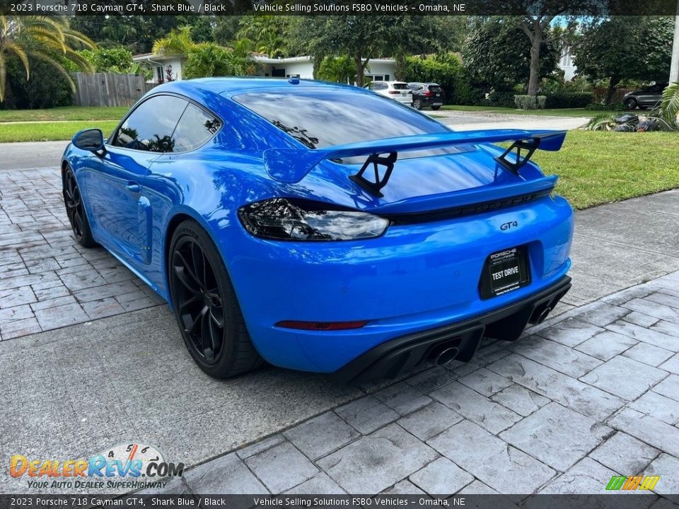 2023 Porsche 718 Cayman GT4 Shark Blue / Black Photo #7