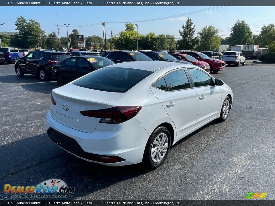 2019 Hyundai Elantra SE Quartz White Pearl / Black Photo #6