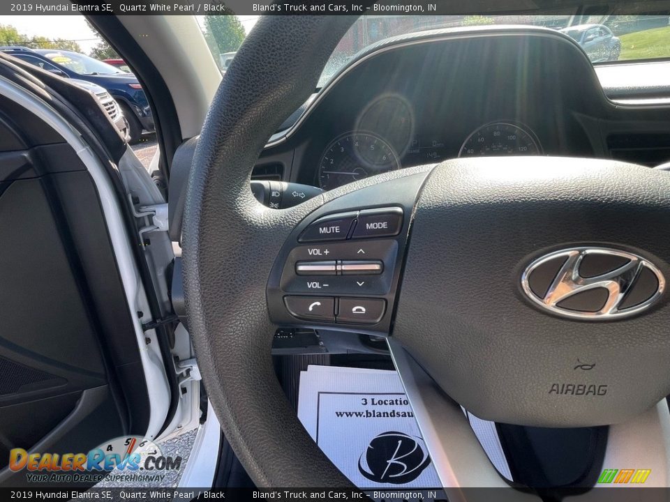 2019 Hyundai Elantra SE Quartz White Pearl / Black Photo #21