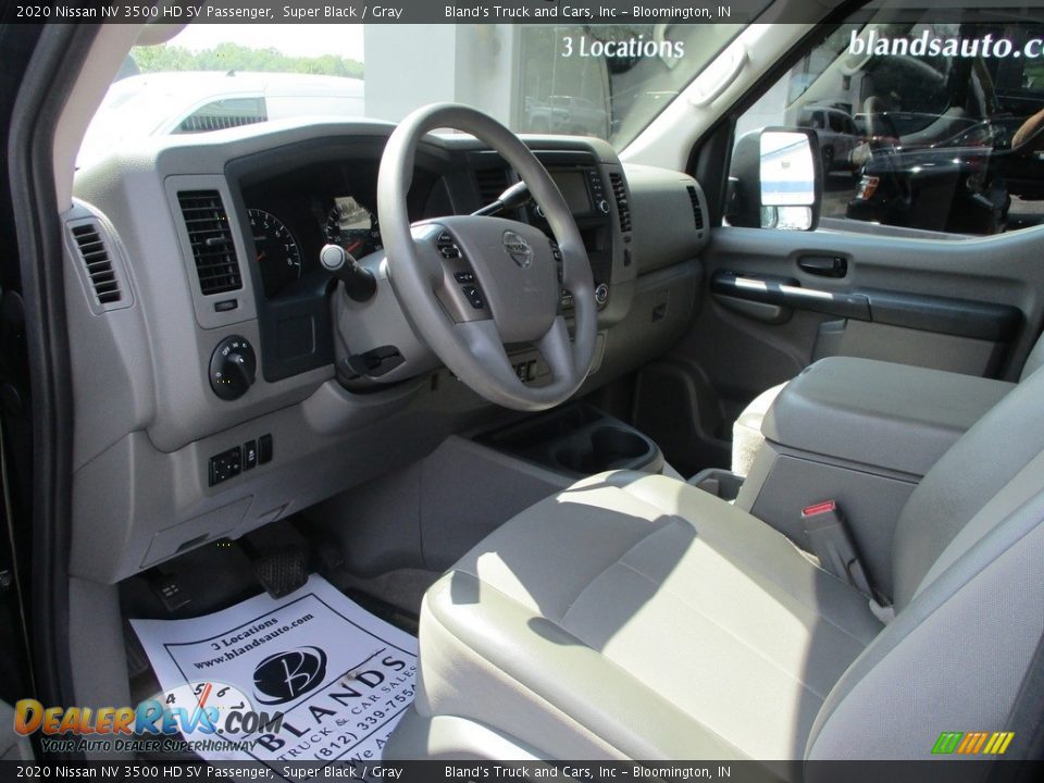 Gray Interior - 2020 Nissan NV 3500 HD SV Passenger Photo #6