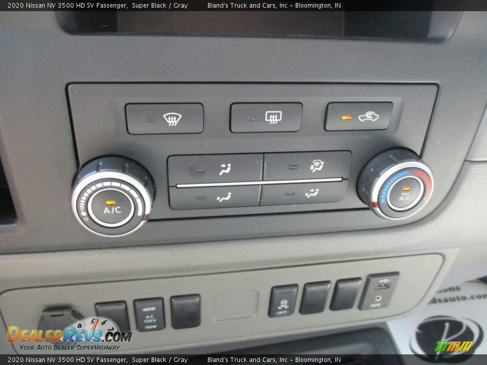Controls of 2020 Nissan NV 3500 HD SV Passenger Photo #18