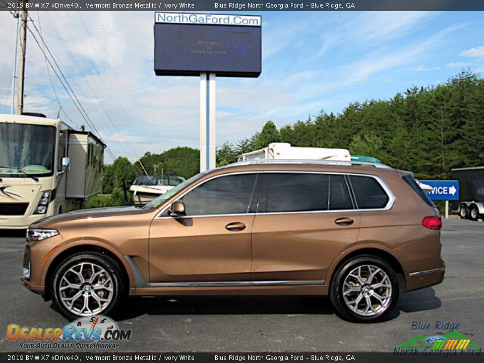 Vermont Bronze Metallic 2019 BMW X7 xDrive40i Photo #2