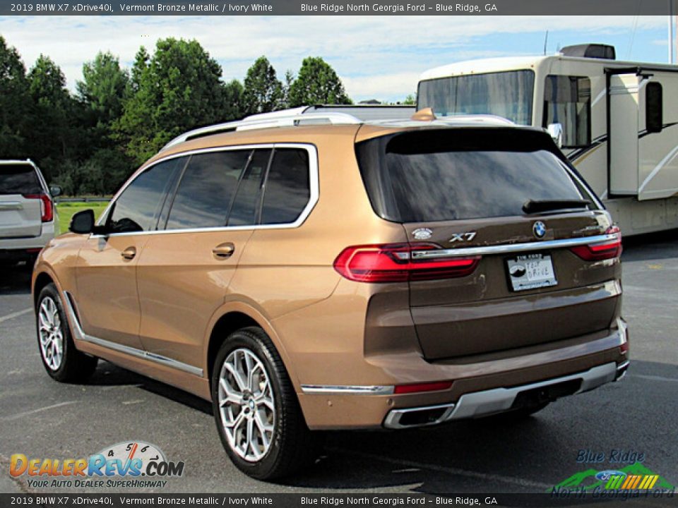 Vermont Bronze Metallic 2019 BMW X7 xDrive40i Photo #3