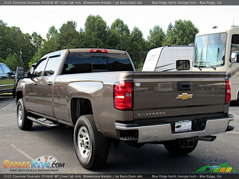 2015 Chevrolet Silverado 3500HD WT Crew Cab 4x4 Brownstone Metallic / Jet Black/Dark Ash Photo #3