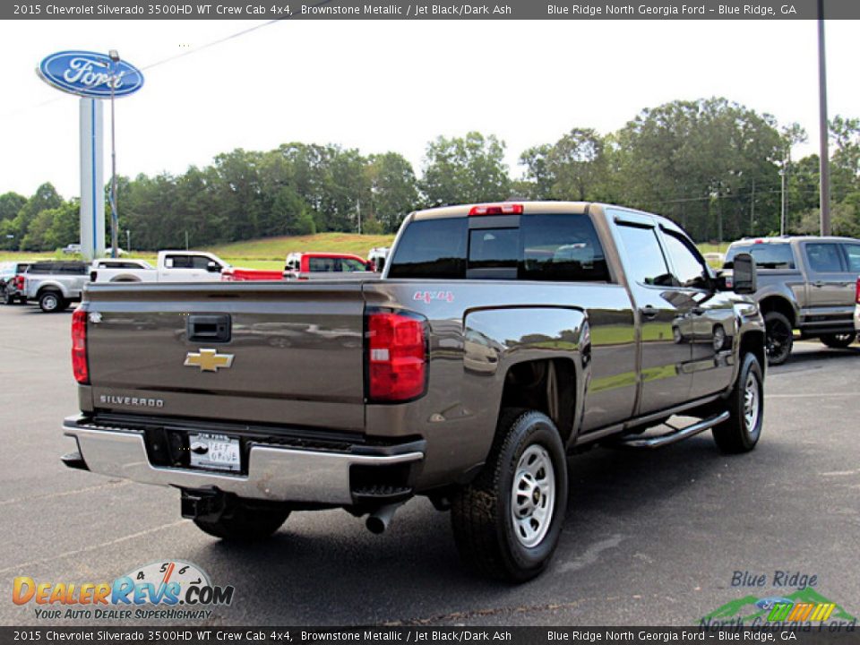 2015 Chevrolet Silverado 3500HD WT Crew Cab 4x4 Brownstone Metallic / Jet Black/Dark Ash Photo #5