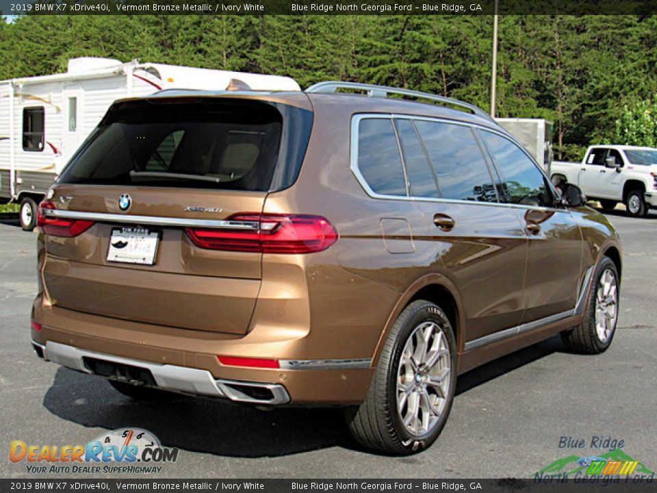 Vermont Bronze Metallic 2019 BMW X7 xDrive40i Photo #6