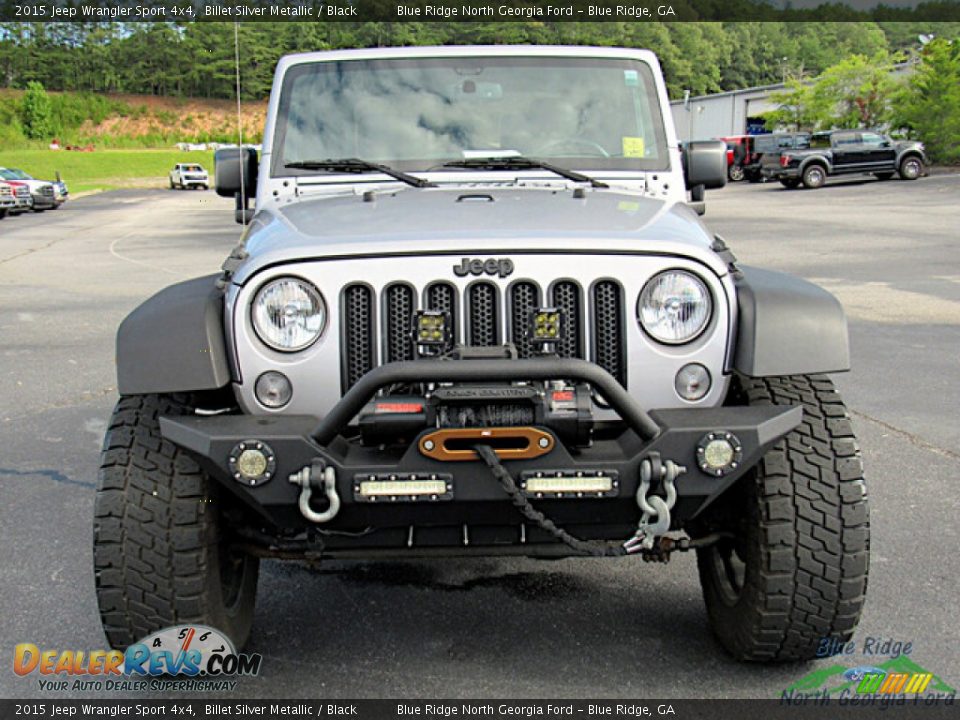 2015 Jeep Wrangler Sport 4x4 Billet Silver Metallic / Black Photo #8