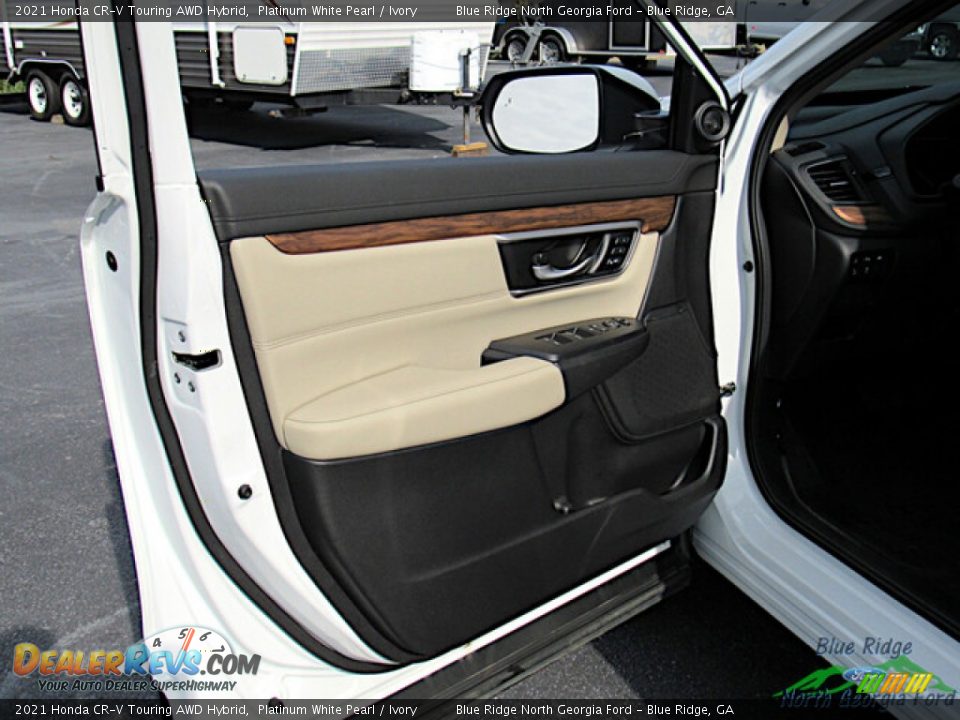 Door Panel of 2021 Honda CR-V Touring AWD Hybrid Photo #10