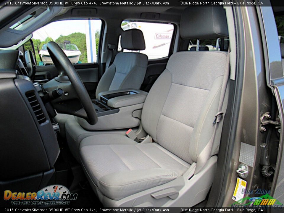 2015 Chevrolet Silverado 3500HD WT Crew Cab 4x4 Brownstone Metallic / Jet Black/Dark Ash Photo #11