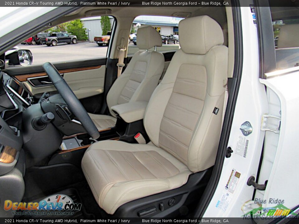 Front Seat of 2021 Honda CR-V Touring AWD Hybrid Photo #11