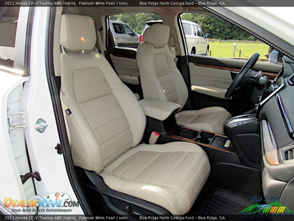 Ivory Interior - 2021 Honda CR-V Touring AWD Hybrid Photo #12
