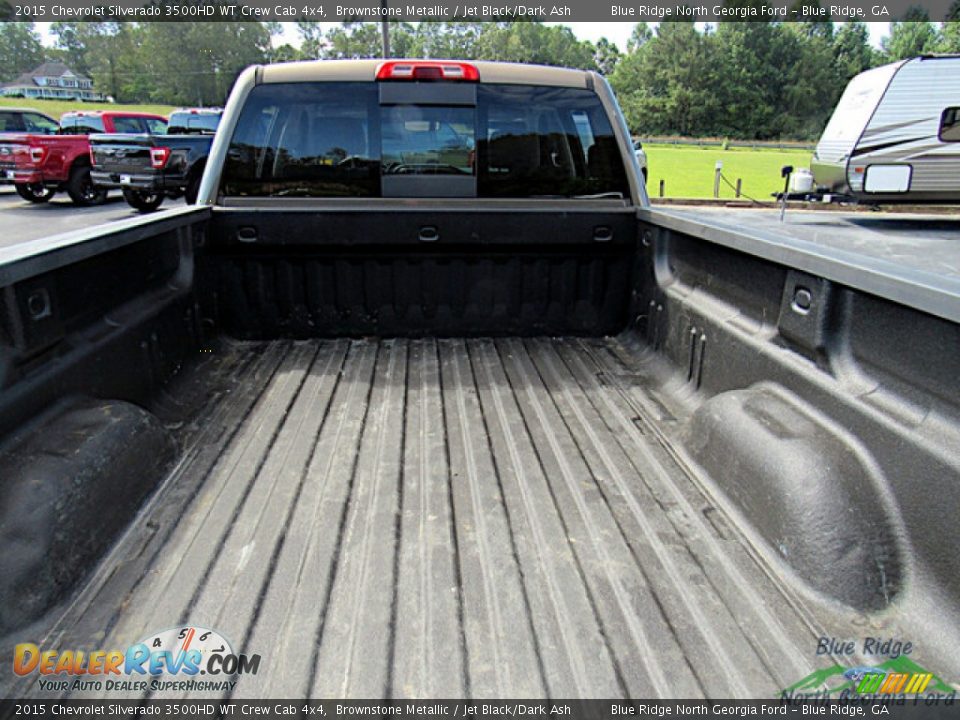 2015 Chevrolet Silverado 3500HD WT Crew Cab 4x4 Brownstone Metallic / Jet Black/Dark Ash Photo #14