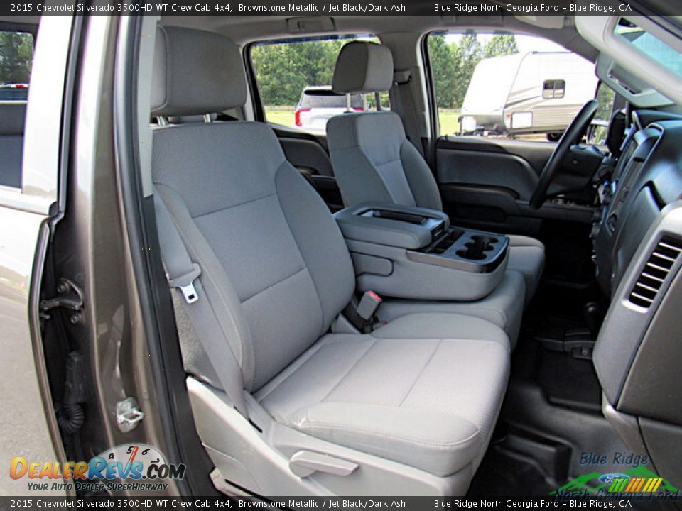 Front Seat of 2015 Chevrolet Silverado 3500HD WT Crew Cab 4x4 Photo #17