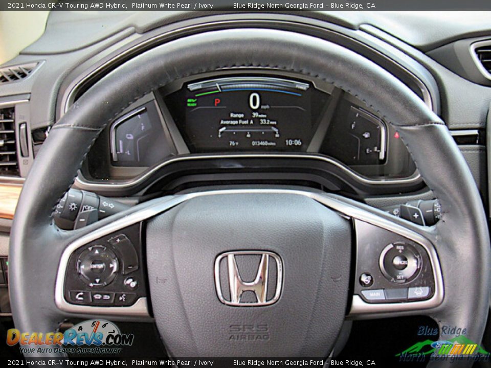 2021 Honda CR-V Touring AWD Hybrid Steering Wheel Photo #18