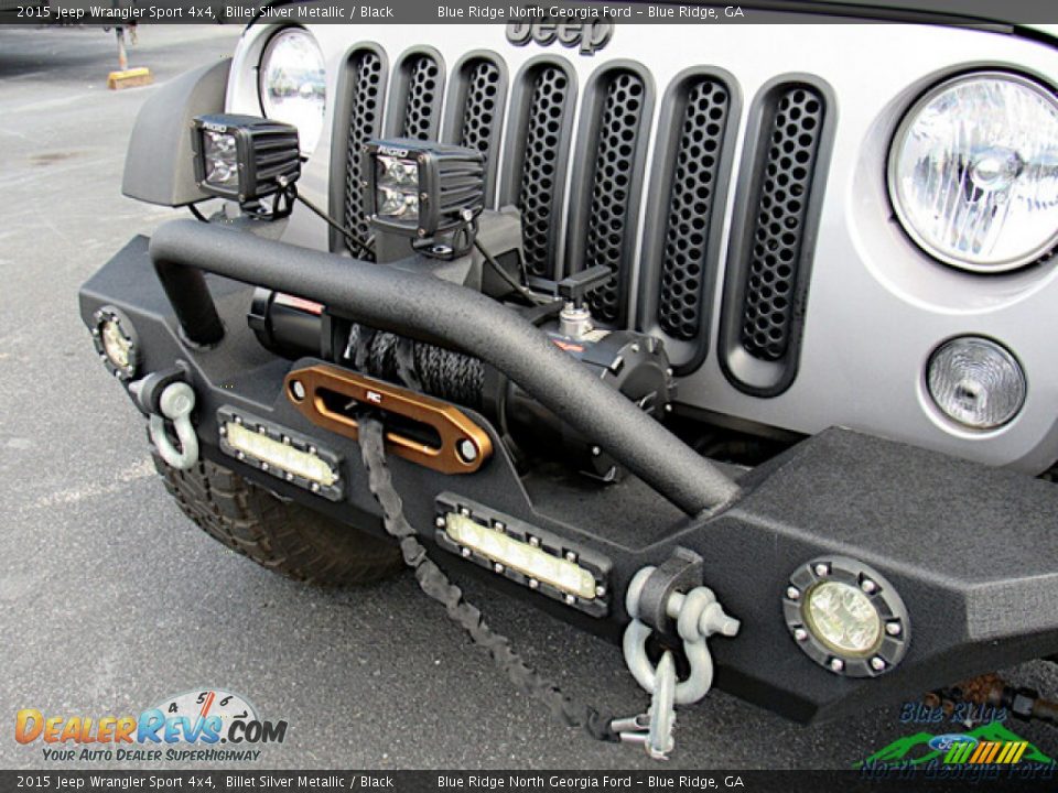 2015 Jeep Wrangler Sport 4x4 Billet Silver Metallic / Black Photo #23
