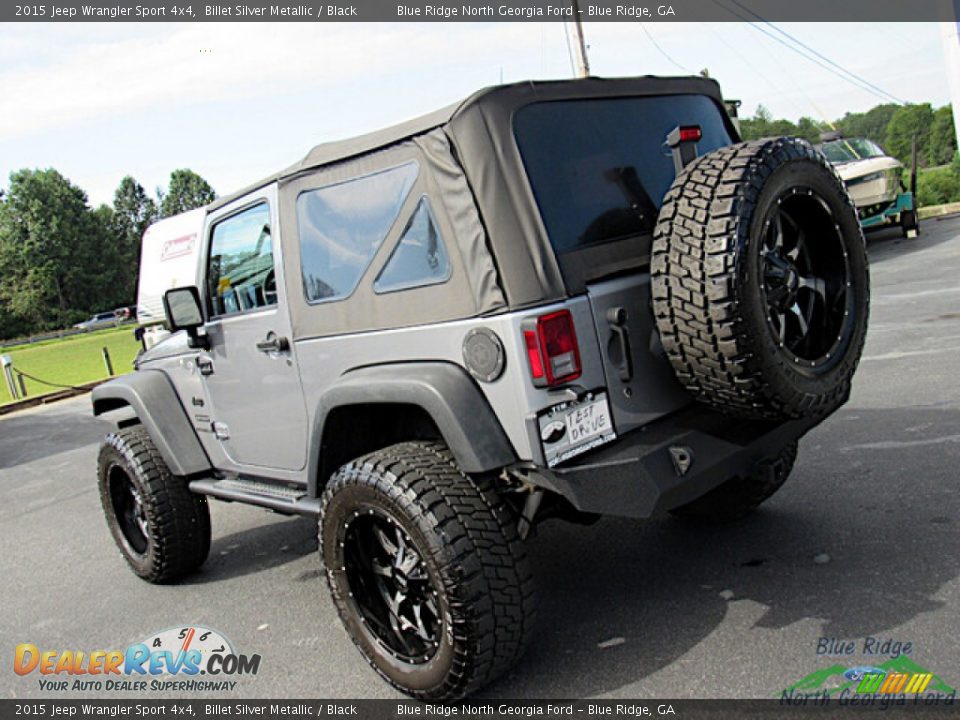 2015 Jeep Wrangler Sport 4x4 Billet Silver Metallic / Black Photo #27