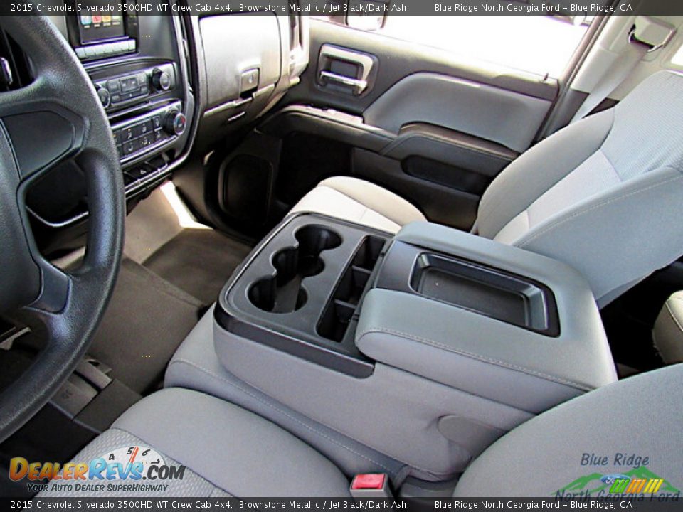 2015 Chevrolet Silverado 3500HD WT Crew Cab 4x4 Brownstone Metallic / Jet Black/Dark Ash Photo #26