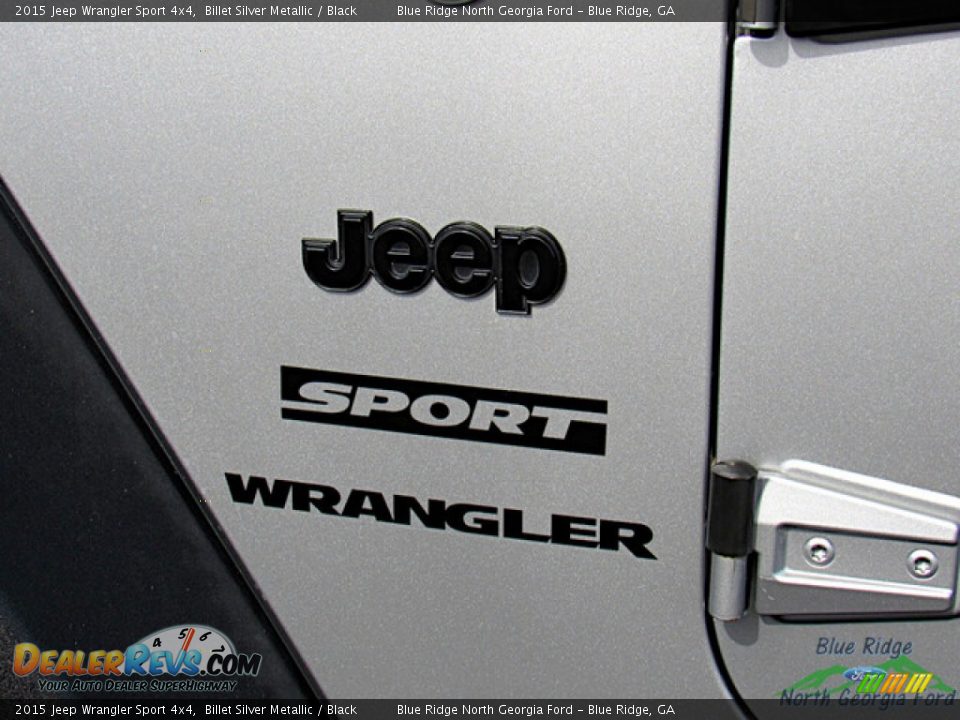 2015 Jeep Wrangler Sport 4x4 Billet Silver Metallic / Black Photo #28