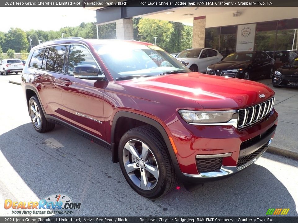 2021 Jeep Grand Cherokee L Limited 4x4 Velvet Red Pearl / Black Photo #2