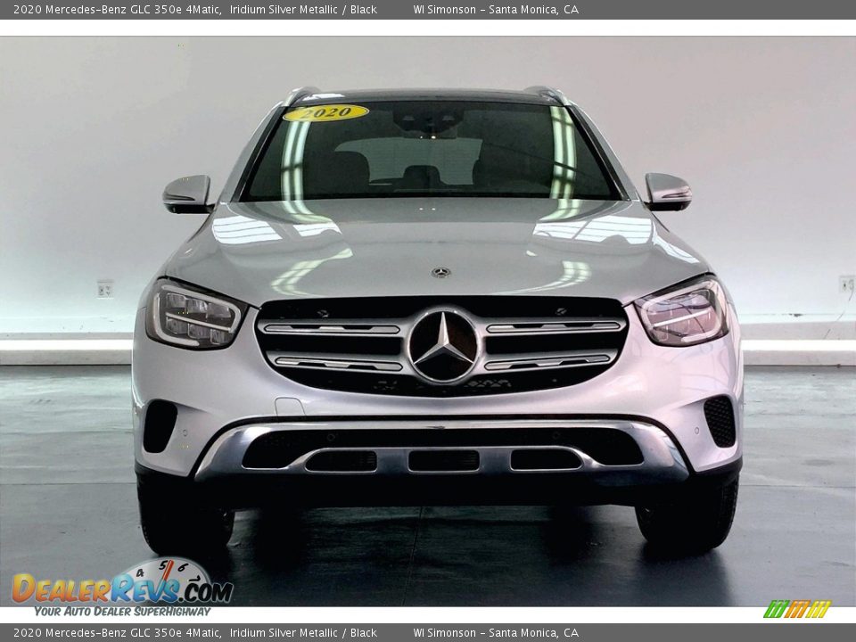 2020 Mercedes-Benz GLC 350e 4Matic Iridium Silver Metallic / Black Photo #2