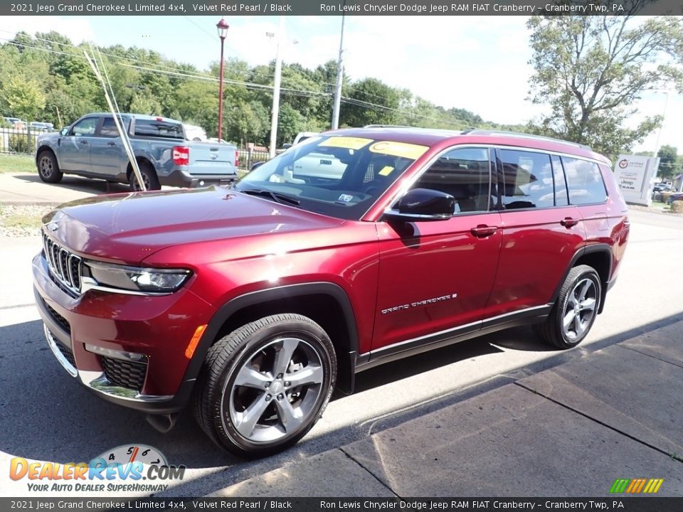 2021 Jeep Grand Cherokee L Limited 4x4 Velvet Red Pearl / Black Photo #4