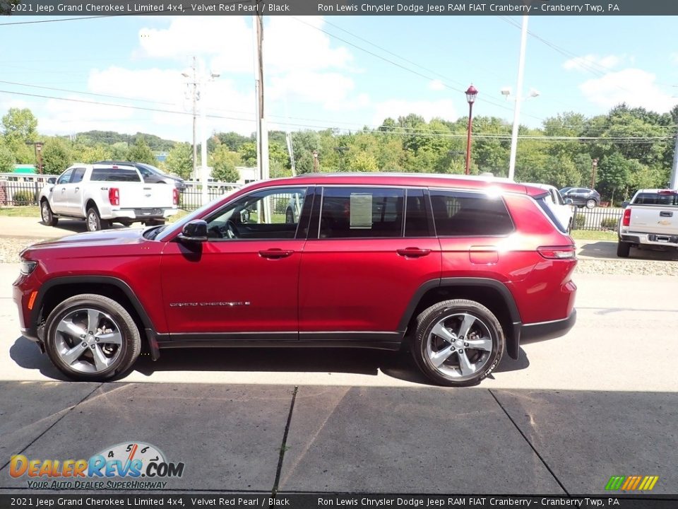 2021 Jeep Grand Cherokee L Limited 4x4 Velvet Red Pearl / Black Photo #5