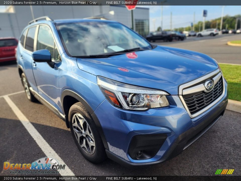 2020 Subaru Forester 2.5i Premium Horizon Blue Pearl / Gray Photo #2