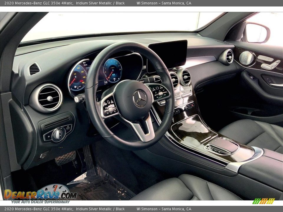 2020 Mercedes-Benz GLC 350e 4Matic Iridium Silver Metallic / Black Photo #14