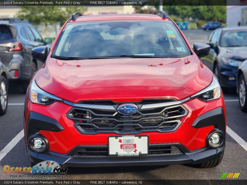 2024 Subaru Crosstrek Premium Pure Red / Gray Photo #2