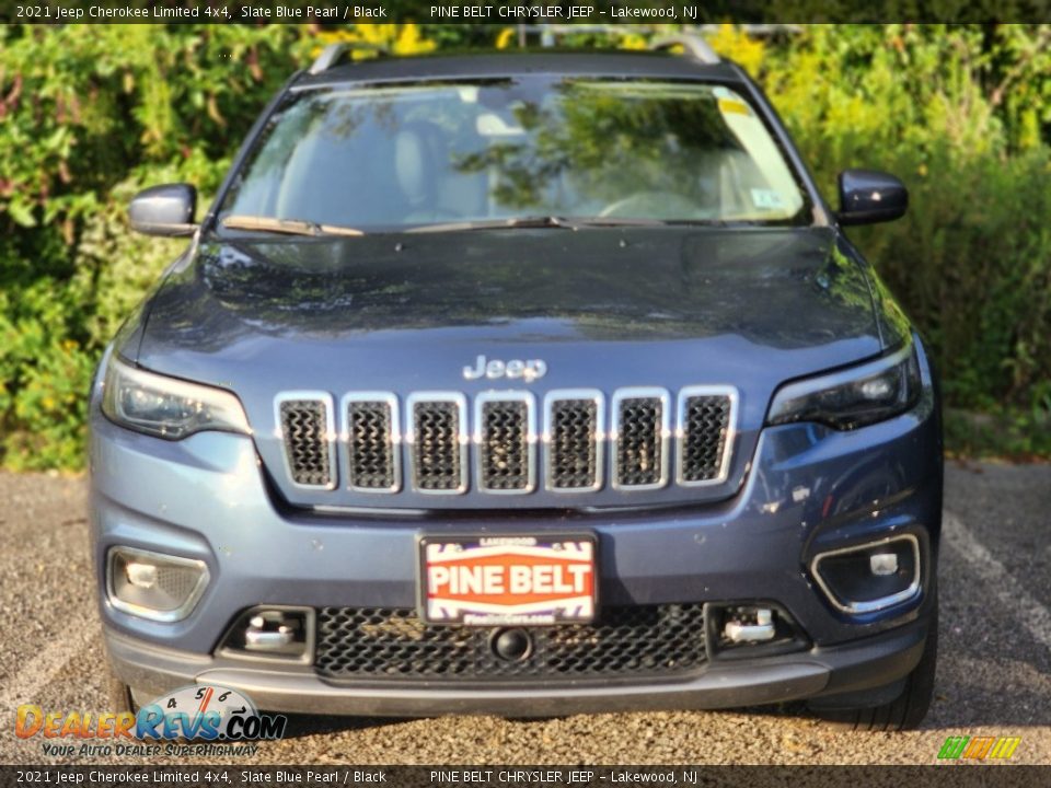 2021 Jeep Cherokee Limited 4x4 Slate Blue Pearl / Black Photo #2