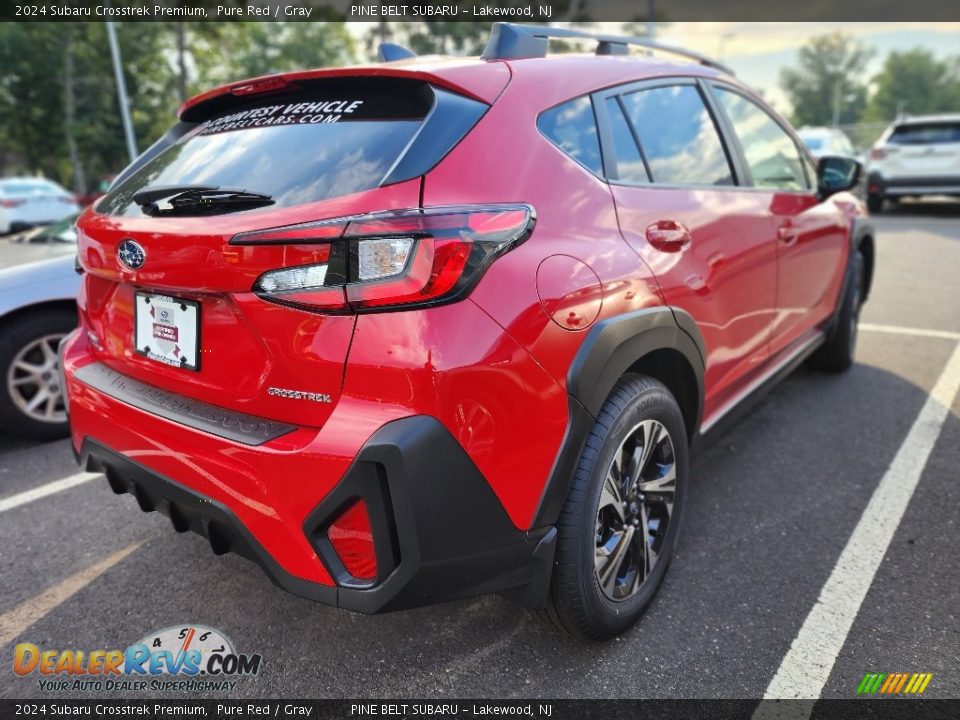 2024 Subaru Crosstrek Premium Pure Red / Gray Photo #3