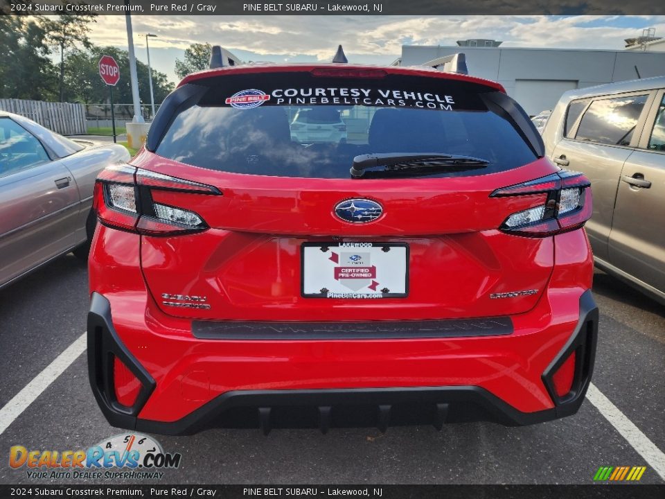 2024 Subaru Crosstrek Premium Pure Red / Gray Photo #4