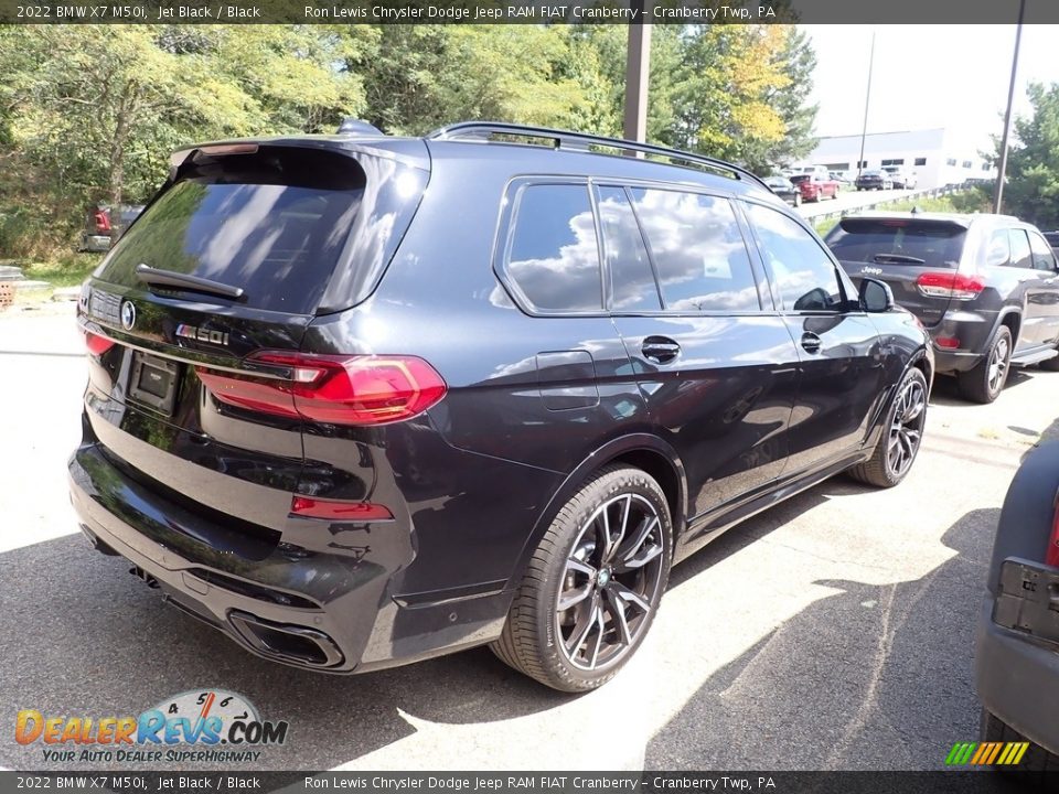 2022 BMW X7 M50i Jet Black / Black Photo #5