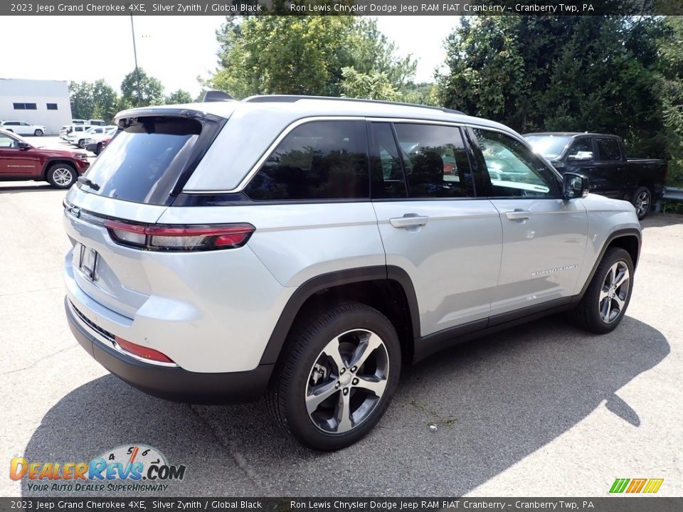 2023 Jeep Grand Cherokee 4XE Silver Zynith / Global Black Photo #4