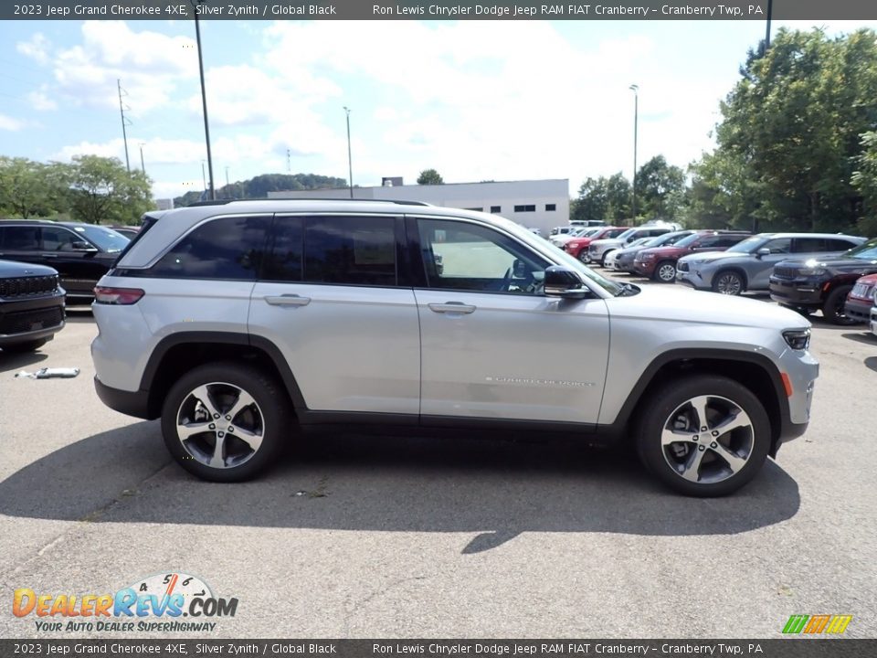 2023 Jeep Grand Cherokee 4XE Silver Zynith / Global Black Photo #5