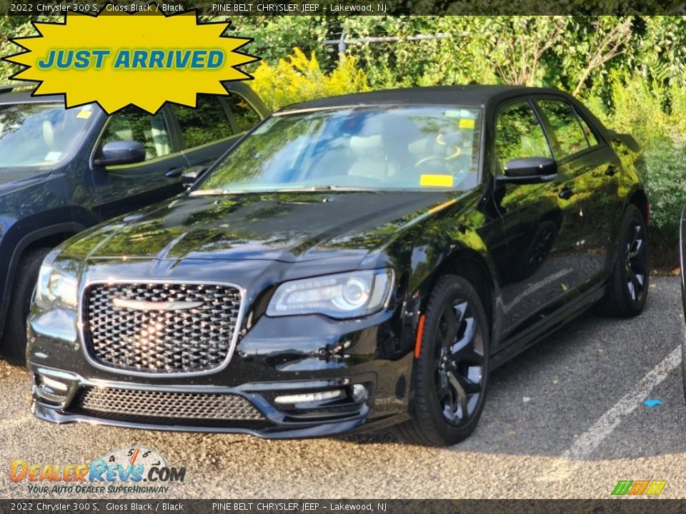 2022 Chrysler 300 S Gloss Black / Black Photo #1